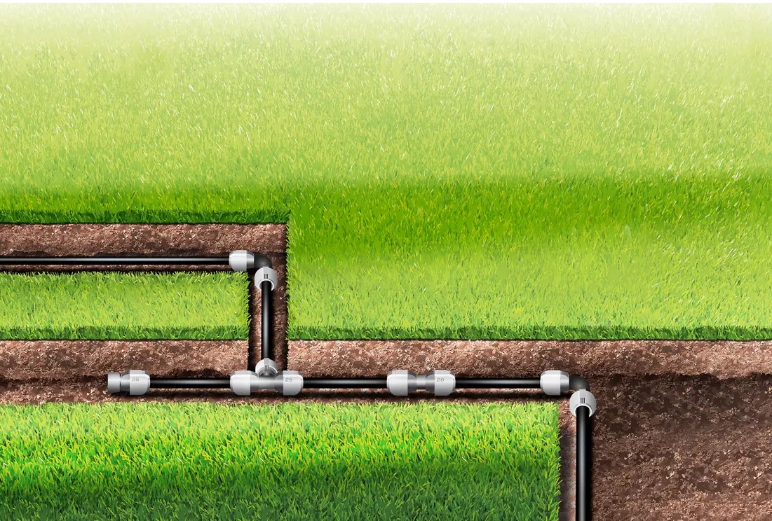 GARDENA Sprinklersystem podzemné rozvody zavlažovania