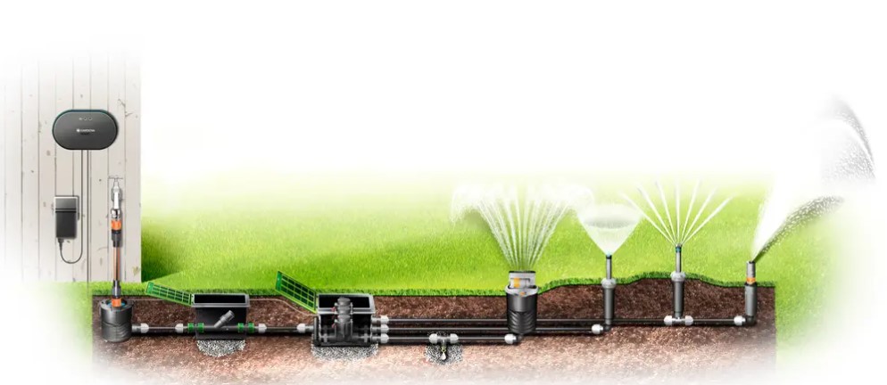 GARDENA rozvodná rúrka a základ systému